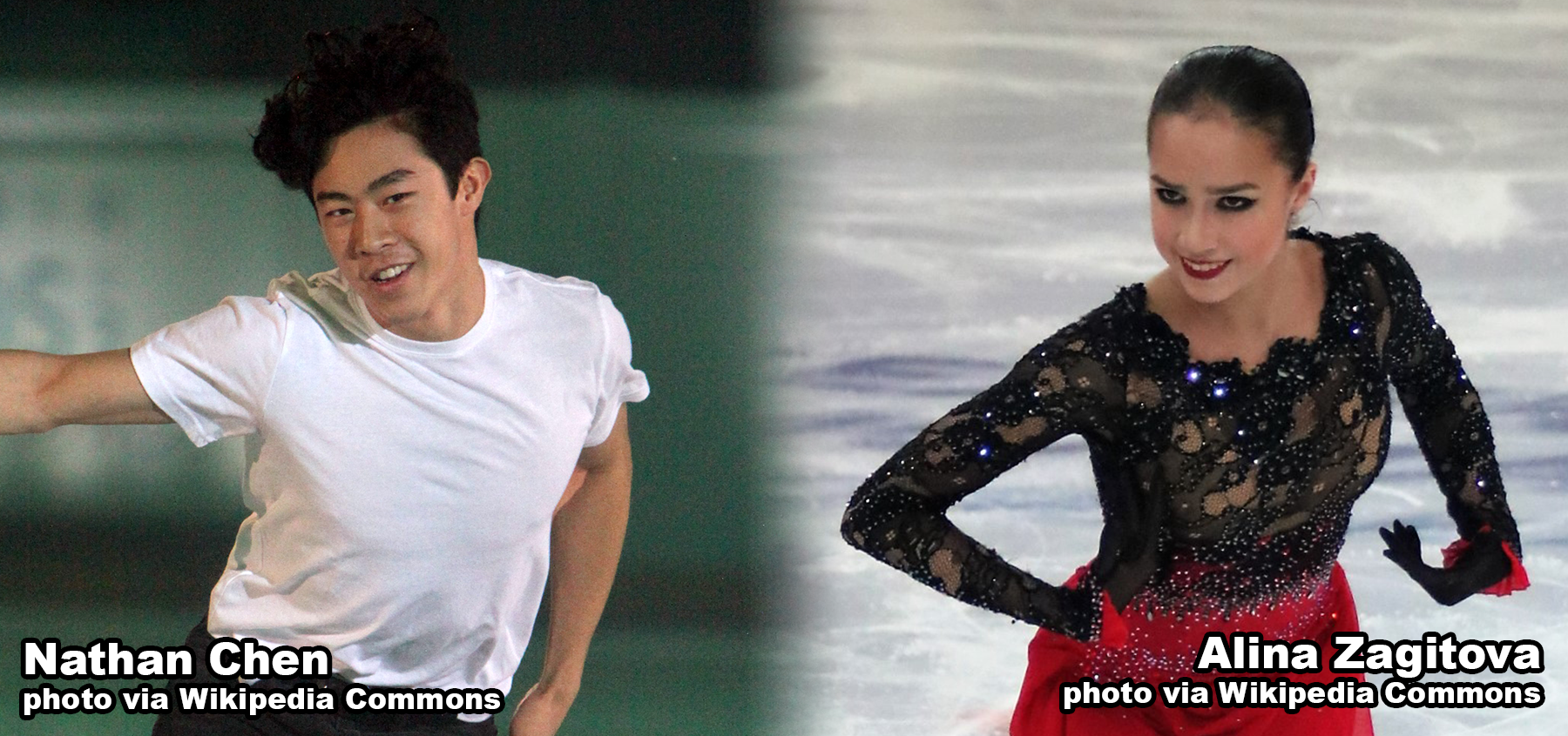Nathan Chen and Alina Zagitova