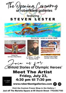 Steven Lester Ceremony flyer