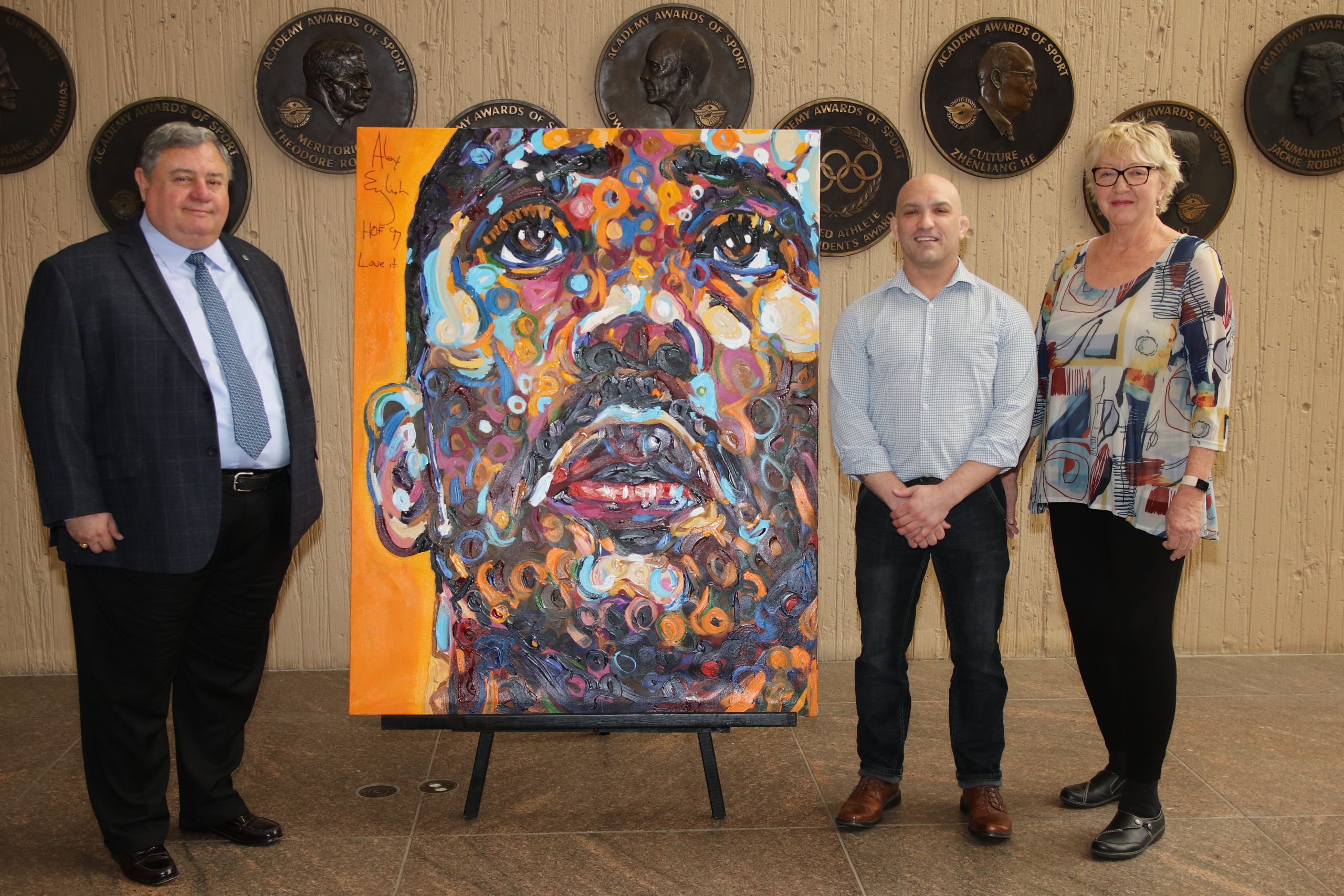 James Peterson art donation