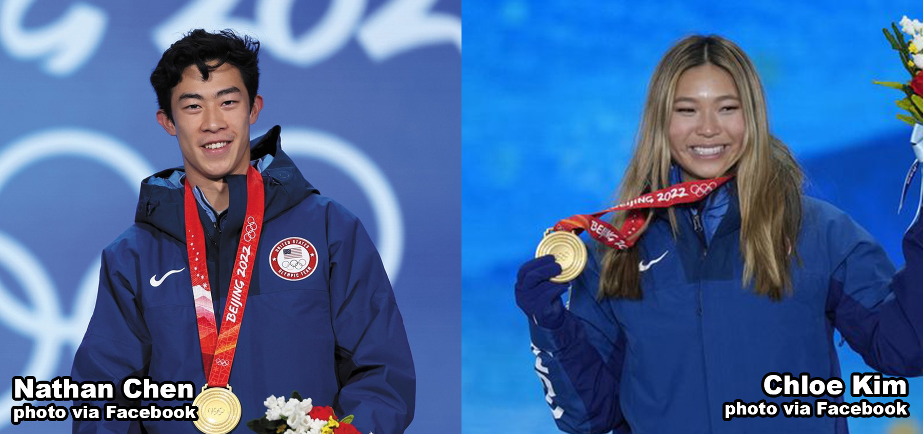 Nathan Chen and Chloe Kim